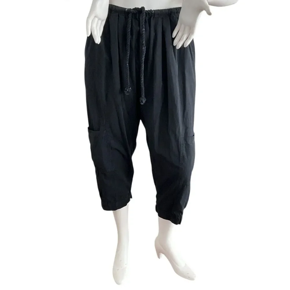 Free People Kahlani Harem Pants Black XS